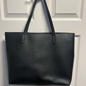 BP (Nordstrom) Black pebbled leather tote